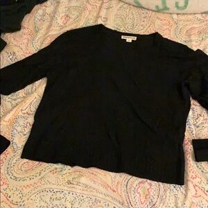 Black whistles cropped sweater 8/10